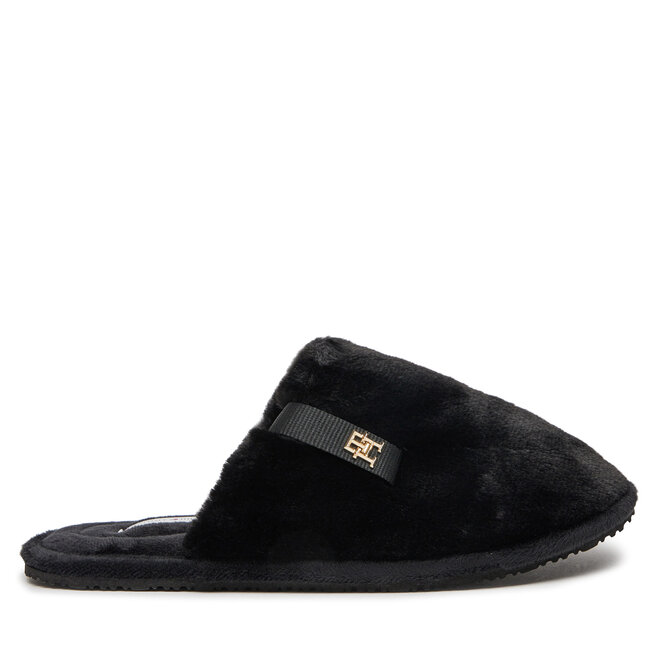 Kapcie Tommy Hilfiger Trenerzy Confort Home - Czarny