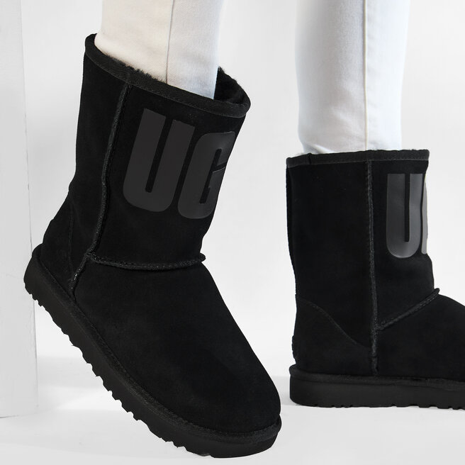 ugg classic short rubber