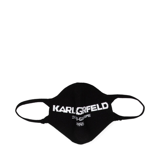 KARL LAGERFELD Текстилна маска KARL LAGERFELD 215W3913 Black A999
