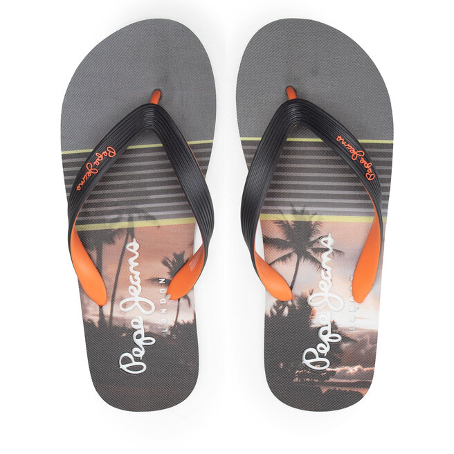 Japonki Pepe Jeans Hawi Palm - Czarny