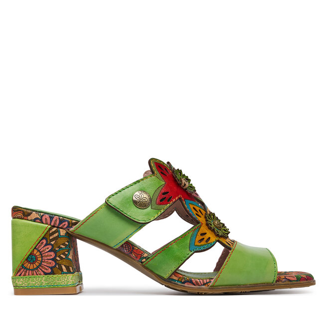 Klapki Laura Vita Jacqueso 09 Zielony -