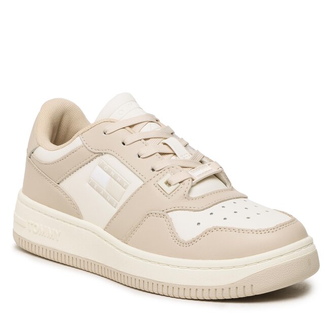 Tommy Jeans Sneakersy Tommy Jeans Retro Wmn Low Fancy EN0EN02103 Classic Beige ACI