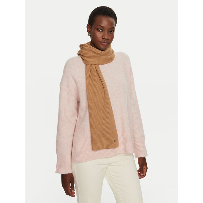 Szalik Tommy Hilfiger Essential - Beżowy