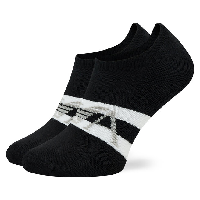 Emporio Armani 2 pár férfi bokazokni Emporio Armani 306228 3R300 00020 Nero