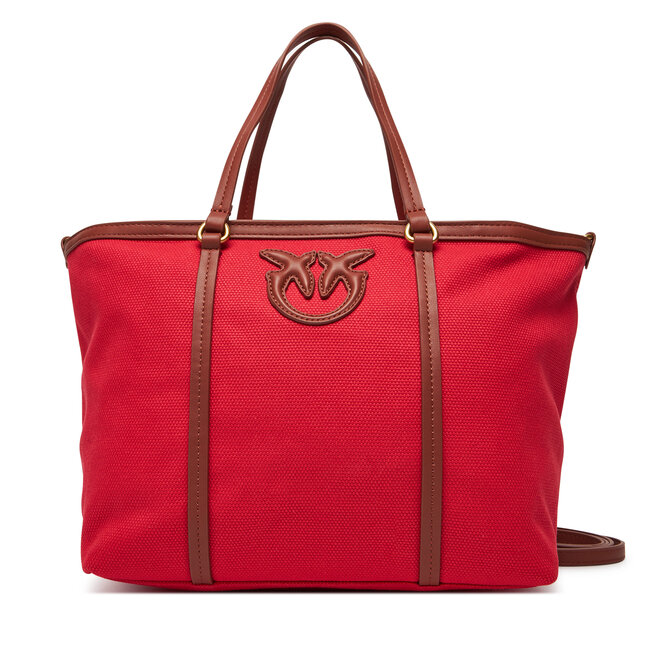 Torebka PINKO Miranda Shopper Classic PE 25 PLTT 104714 - Czerwony
