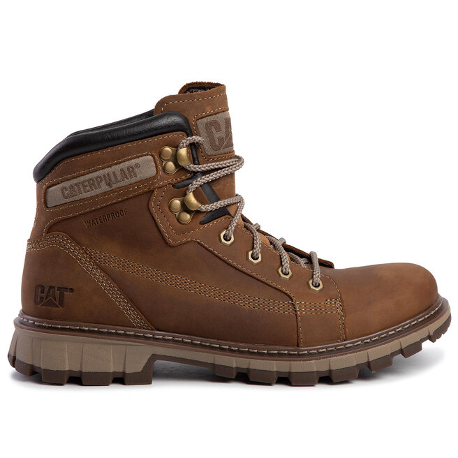 Schnürstiefeletten CATerpillar Printers Alley P723784 Dark Beige