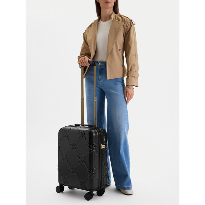 Walizka kabinowa Nine West CEO-NW-S-005-09 BLACK Czarny -