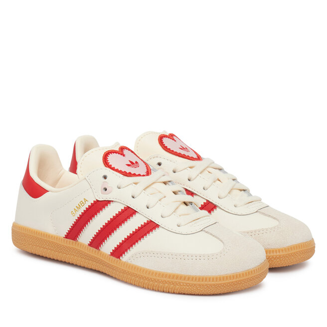 Sneakersy adidas Samba KI6681 Beżowy - dziewczęce