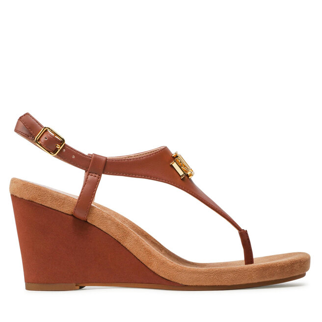 Lauren Ralph Lauren Сандали Lauren Ralph Lauren Jeannie 802784574008 Deep Saddle Tan