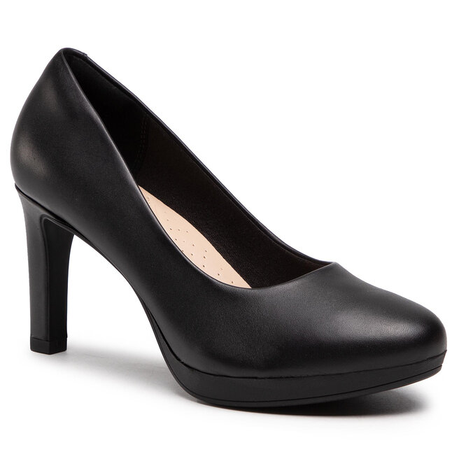 Pantofi Clarks Ambyr Joy 261577644 Black Leather