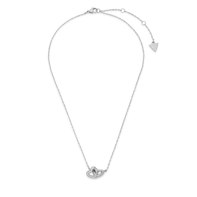Naszyjnik Guess JUBN06 013JW Srebrny -