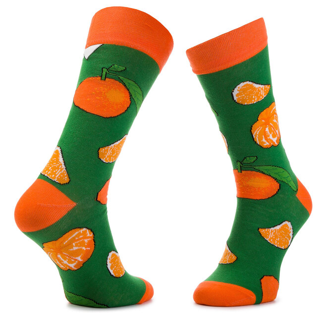 Cup of Sox Дълги чорапи unisex Cup of Sox Tangerine Love4ever Зелен