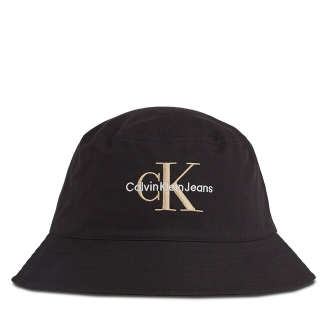 Kapelusz Calvin Klein Jeans Monogram Bucket Hat - Czarny
