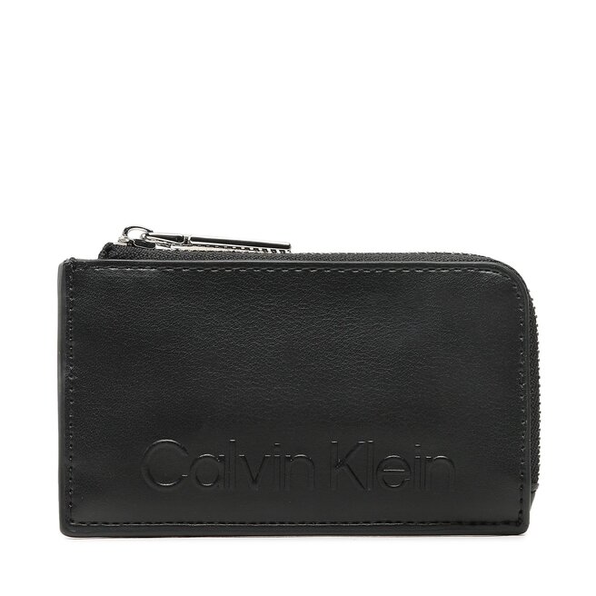 Calvin Klein Калъф за кредитни карти Calvin Klein Ck Set Cardholder W/Zip K60K610465 BAX