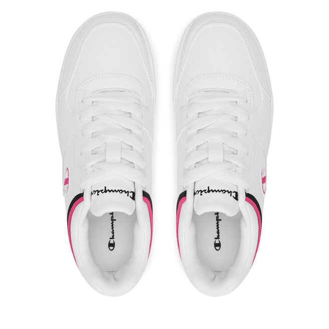 Sneakers nere e rosa da donna Champion Rebound Low