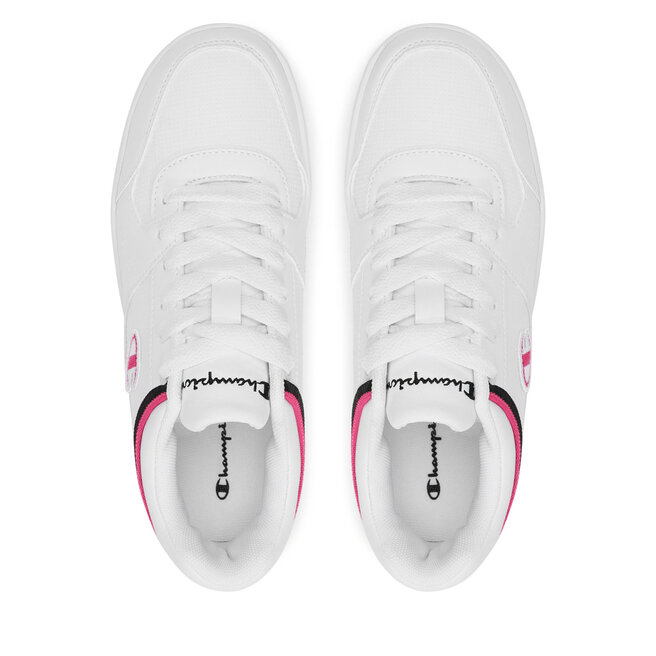 Champion Sneakersy Champion Rebound Low Low Cut Shoe S11469-WW015 Wht/Nbk/Fucsia