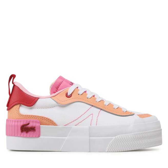 Lacoste Сникърси Lacoste L004 Platform 123 1 Cfa 745CFA0014286 Wht/Red