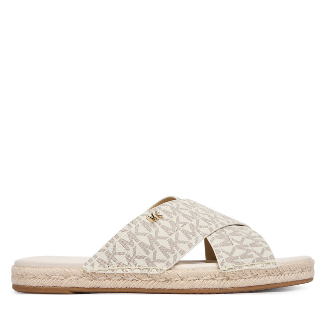 Espadryle MICHAEL Michael Kors Kenzie 40R6KZFS1B Kremowy - kobiece