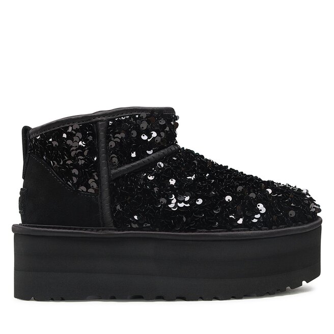 Ugg Обувки Ugg W Ultra Mini Chunky Sequin 1135060 Blk