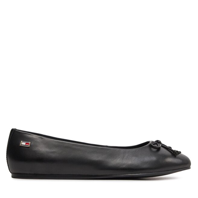 Baleriny Tommy Hilfiger Essential Chic Ballerina - Czarny
