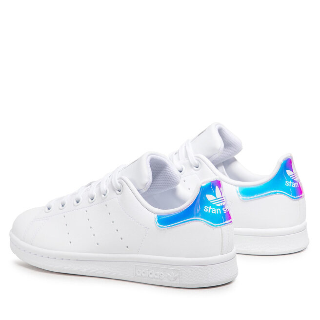 adidas Pantofi adidas Stan Smith J FX7521 Ftwwht/Ftwwht/Silvmt