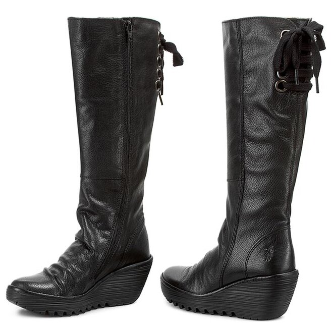 Bottes Fly London Yust P500327029 Black chaussures
