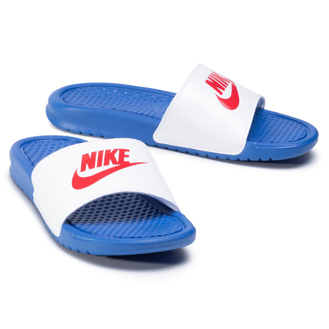 Klapki Nike Benassi Jdi 343880 410 Game Royal/University Red | eobuwie ...