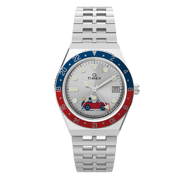 Zegarek Timex Timex x Peanuts® Q Timex® GMT - Kolorowy