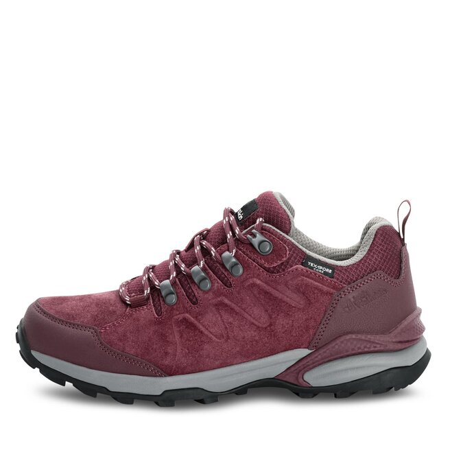 Jack Wolfskin Trekkings Jack Wolfskin Refugio Texapore Low W 4050821 Dark Maroon