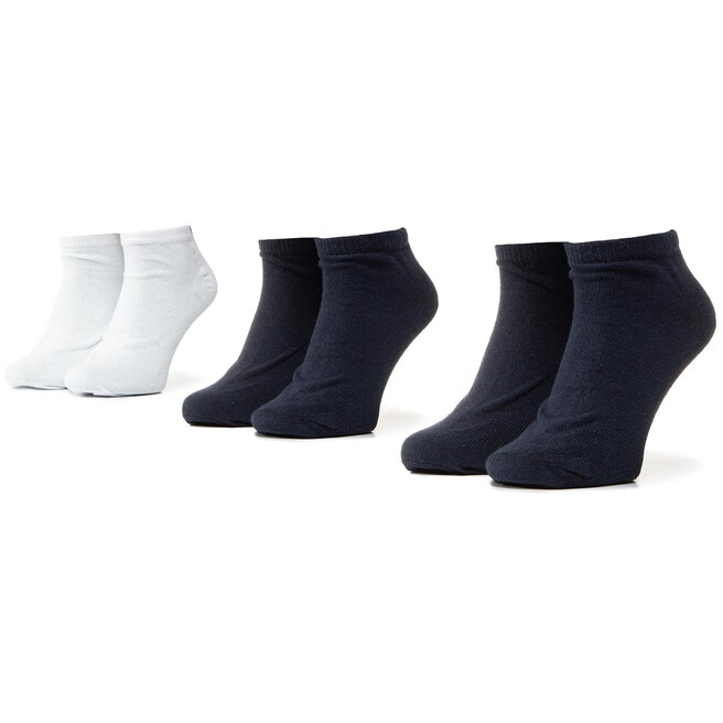 Zestaw 3 par niskich skarpet unisex Kappa - Granatowy