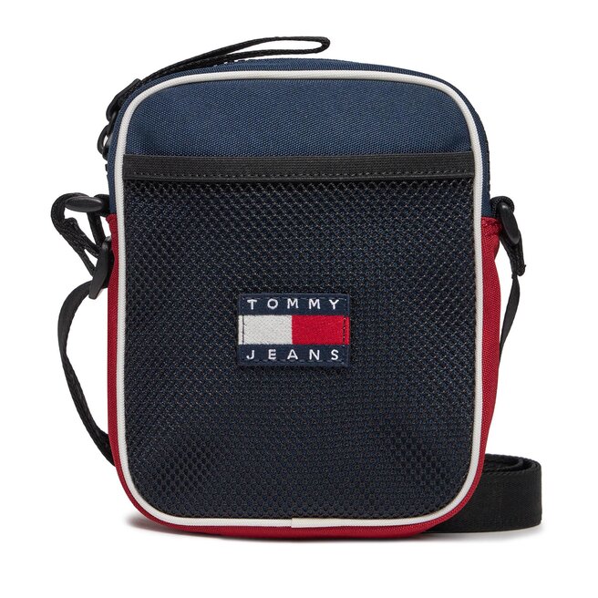 Saszetka Tommy Jeans Tjm Heritage Reporter - Granatowy
