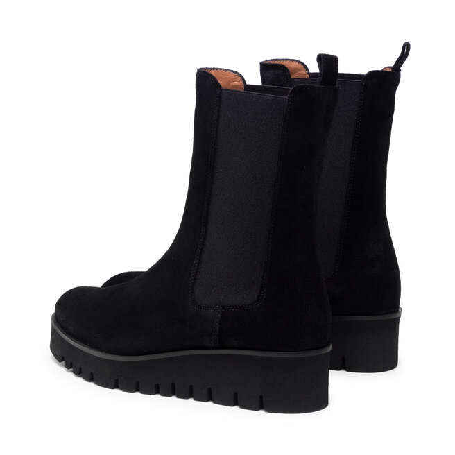 Solo Femme Bokacsizma Solo Femme 38809-12-G70/000-13-00 Fekete