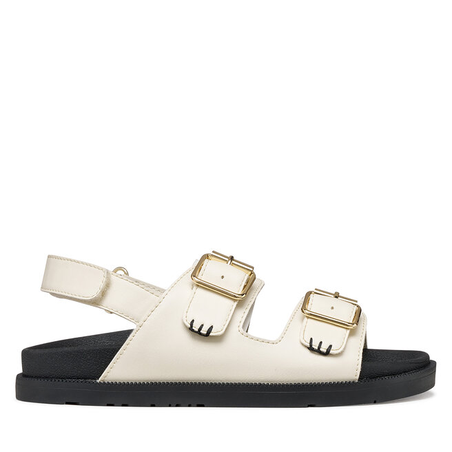 Sandały Geox J Sandal Foammentera J65P0A 000BC C1058 D Écru - dziewczęce