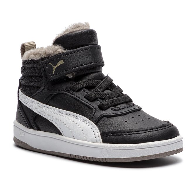 Puma Rebound Street V2 Fur V Inf 363921 04 Black White