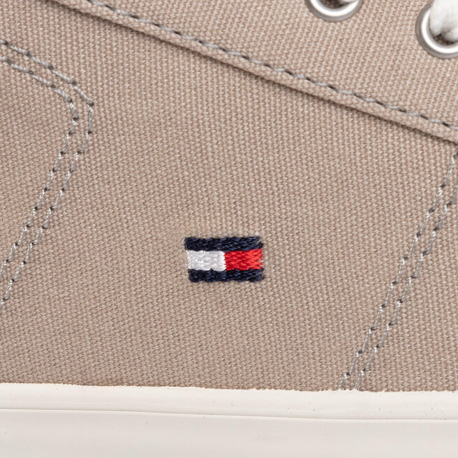 Tommy Hilfiger Tennis Tommy Hilfiger Iconic Long Lace Sneaker FM0FM01536AEP Stone BGE