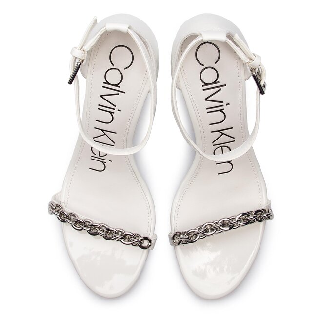 Sandalias Calvin Klein Rajni E8858 White zapatos.es