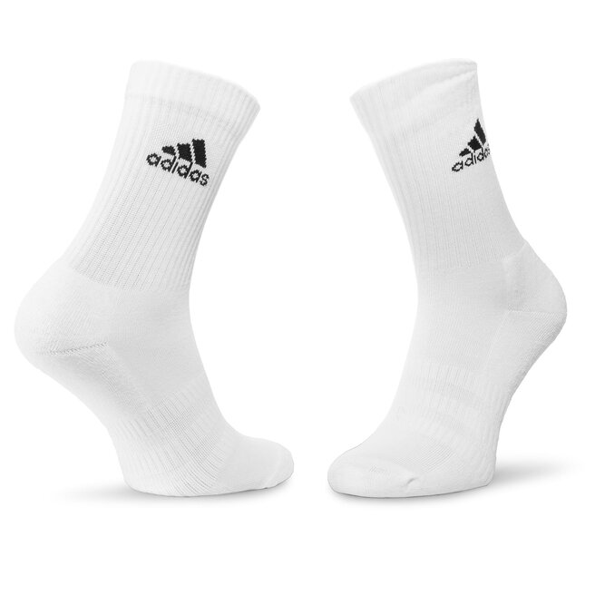 adidas 3 pár uniszex hosszú szárú zokni adidas Cush Crw 3Pp DZ9355 Mgreyh/Mgreyh/Black