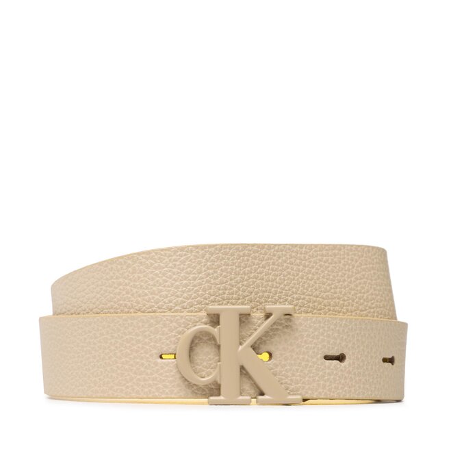 Curea de Damă Calvin Klein Jeans Mono Hardware Leather Belt 2.5mm K60K610365 PF2