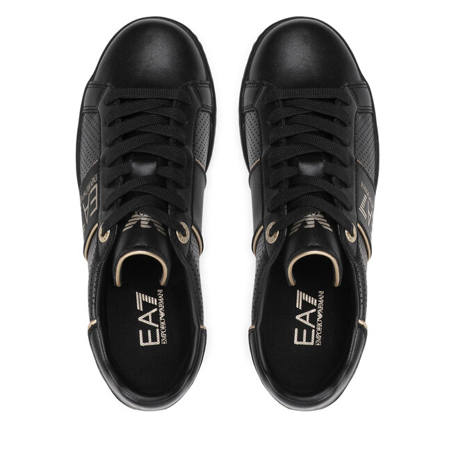 Sneakers EA7 Emporio Armani X8X102 XK258 M701 Triple Black/Gold ...