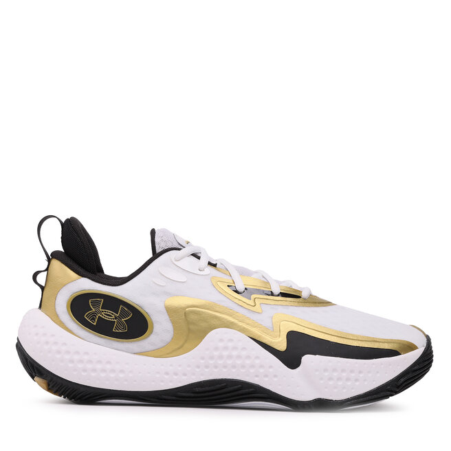 Under Armour Cipő Under Armour Ua Spawn 5 3026285-101 White/Black/Metallicgold