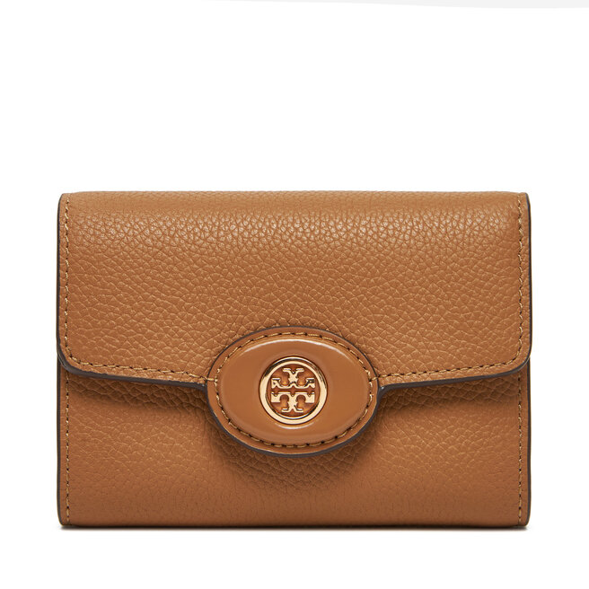 Mały Portfel Damski Tory Burch - Brązowy