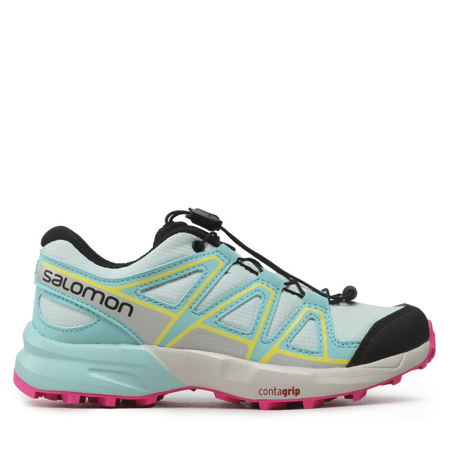 Salomon Pantofi Salomon Speedcross J 471239 09 M0 Bleached Aqua/Blue Radiance/Lunar Rock
