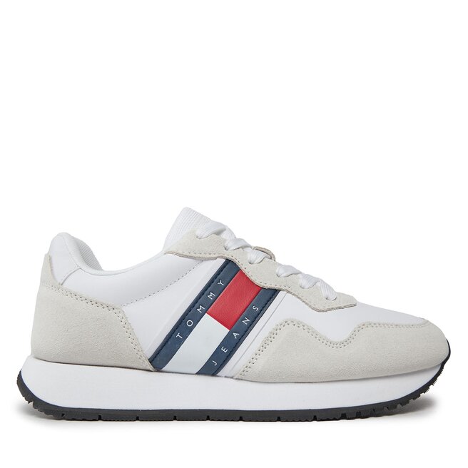 Sneakersy Tommy Jeans Tjw Eva Runner Mat Mix Ess - Biały