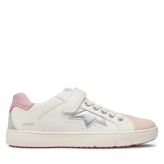 Sneakersy Geox J Silenex Girl - D Biały