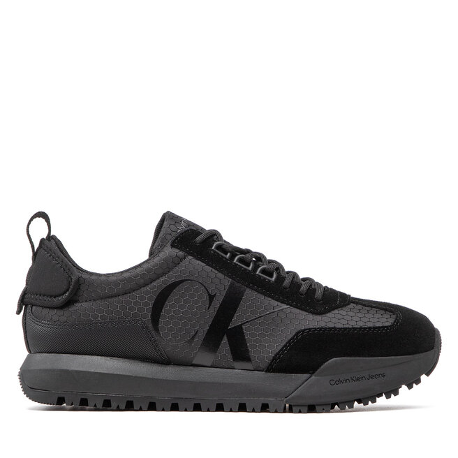 Calvin Klein Black Polyurethane Men Sneaker
