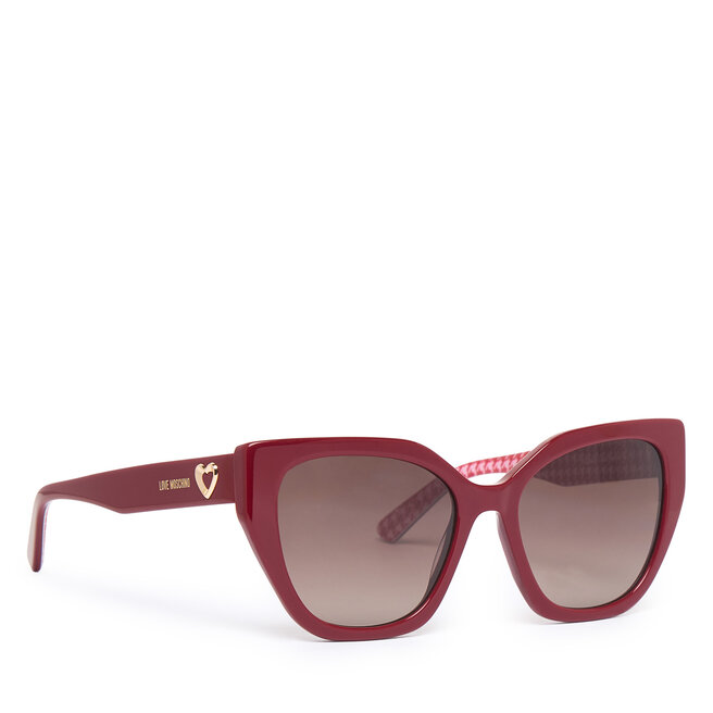 Okulary przeciwsłoneczne LOVE MOSCHINO MOL098/S 208534 Czerwony - kobiece