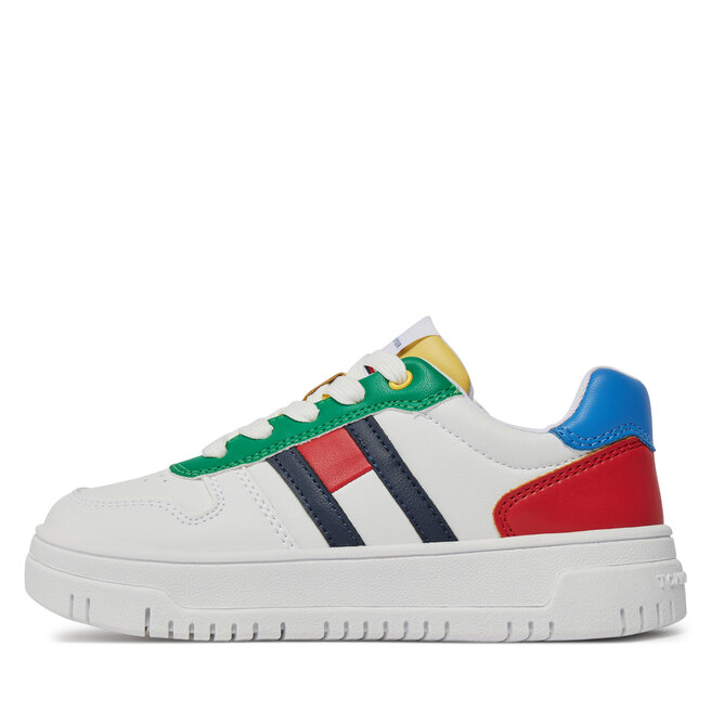 Sneakersy Tommy Hilfiger Flag Low Cut Lace Up Sneaker T3X9 33369