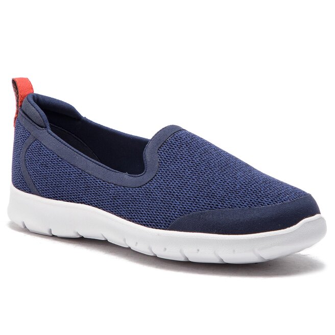 Zapatos Clarks Step Allena Lo 261375014 Navy Textile zapatos.es