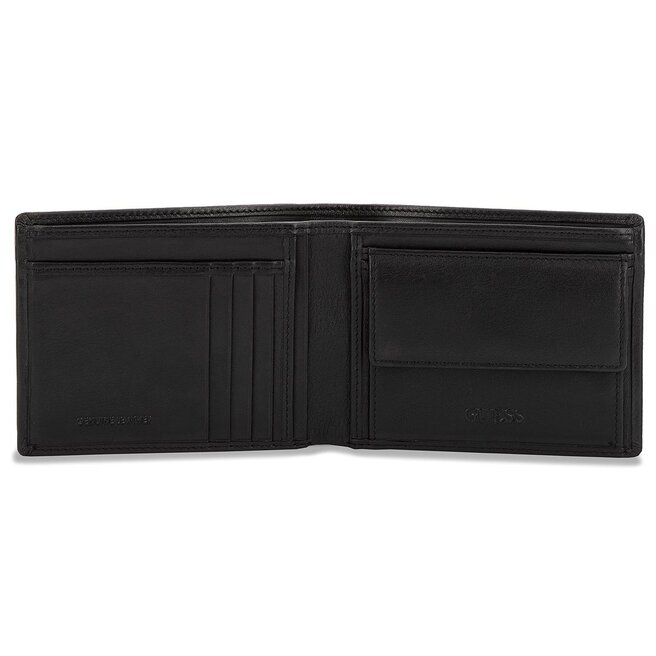Guess Nagyméretű férfi pénztárca Guess SM2509 LEA20 BLA