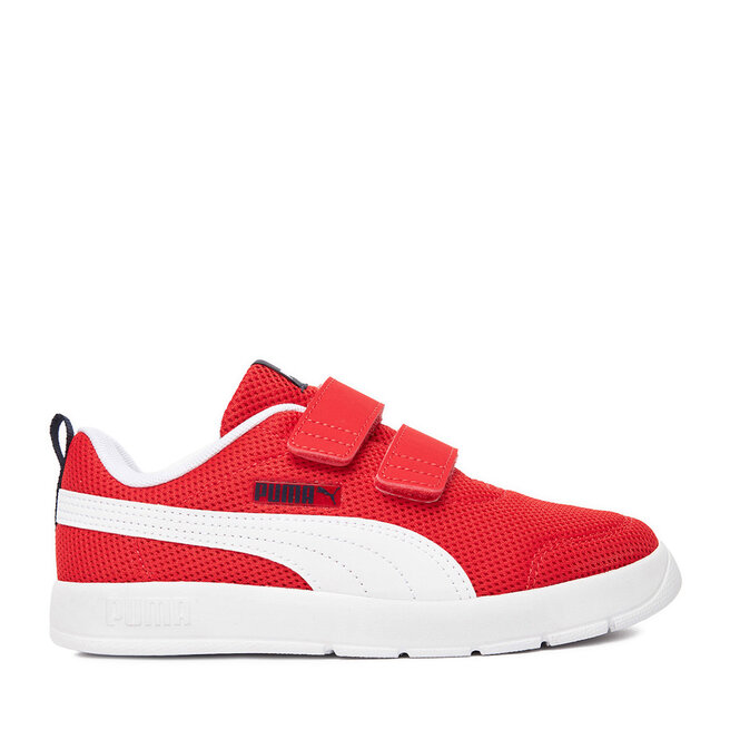 Sneakersy Puma COURTFLEX V3 MESH PS - Czerwony